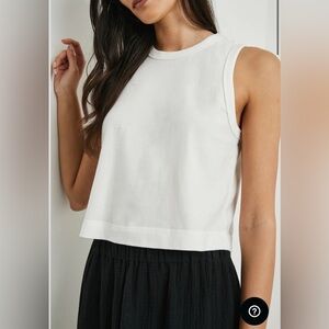 Rails boxy tank - white